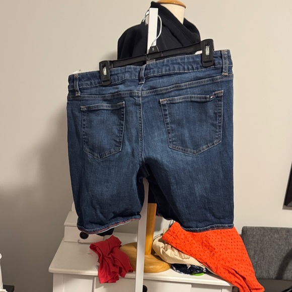 Tommy Hilfiger Dark Blue Jean Shorts - Picture 5 of 5